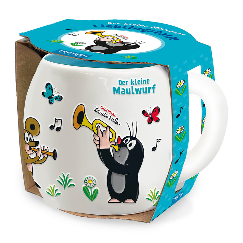 3D-Tasse-Musik-Maulwurf
