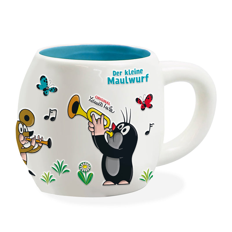 3D-Tasse-Musik-Maulwurf