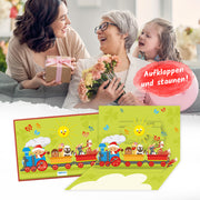 Popup-Karte-Sandmann-Freunde