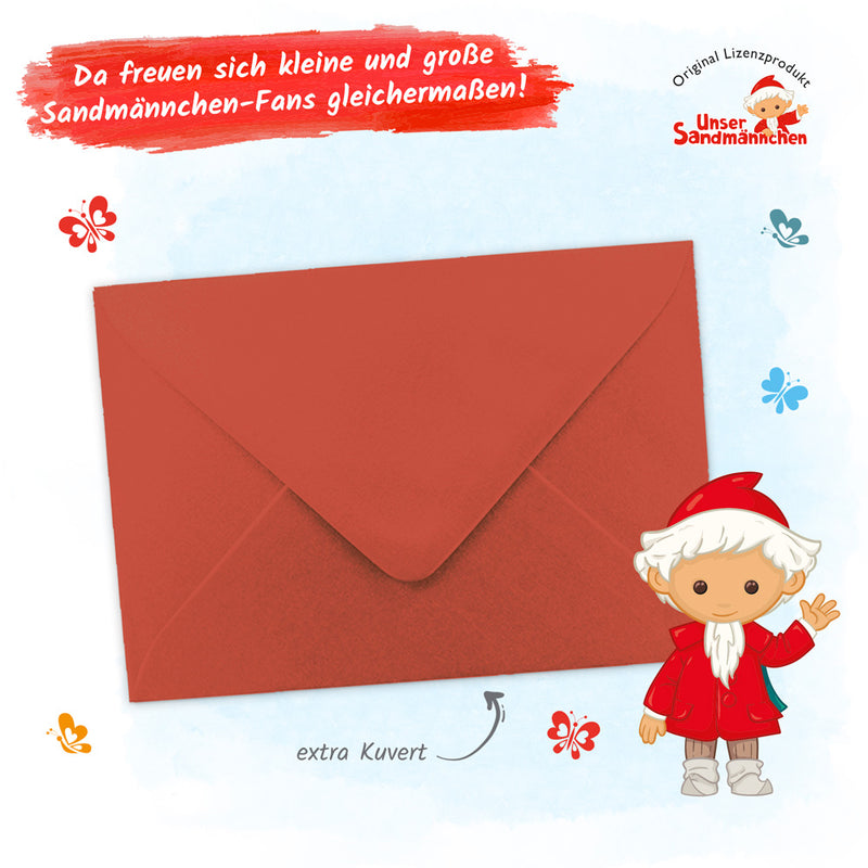 Popup-Karte-Sandmann-Freunde