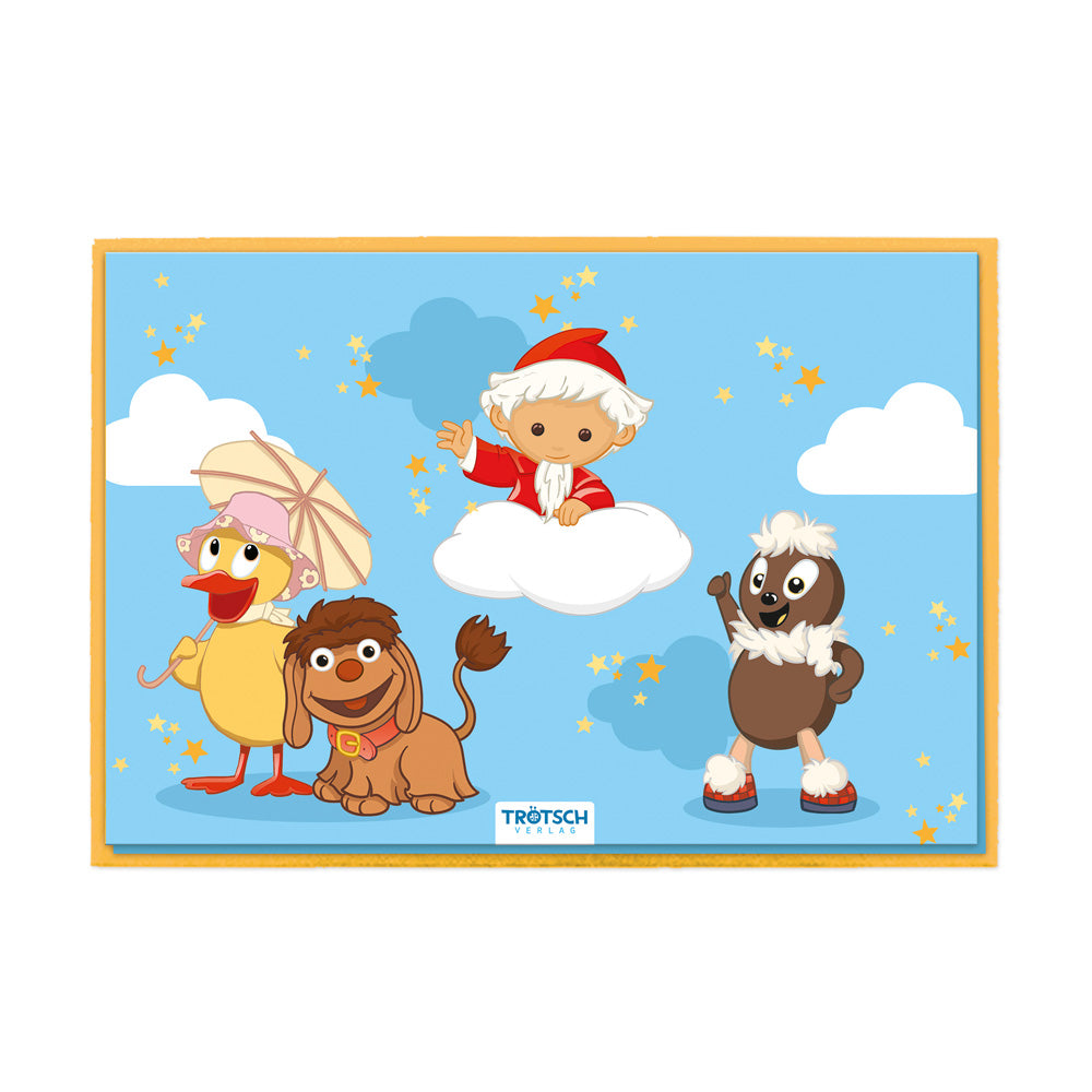 Popup-Karte-Sandmann-und-Freunde
