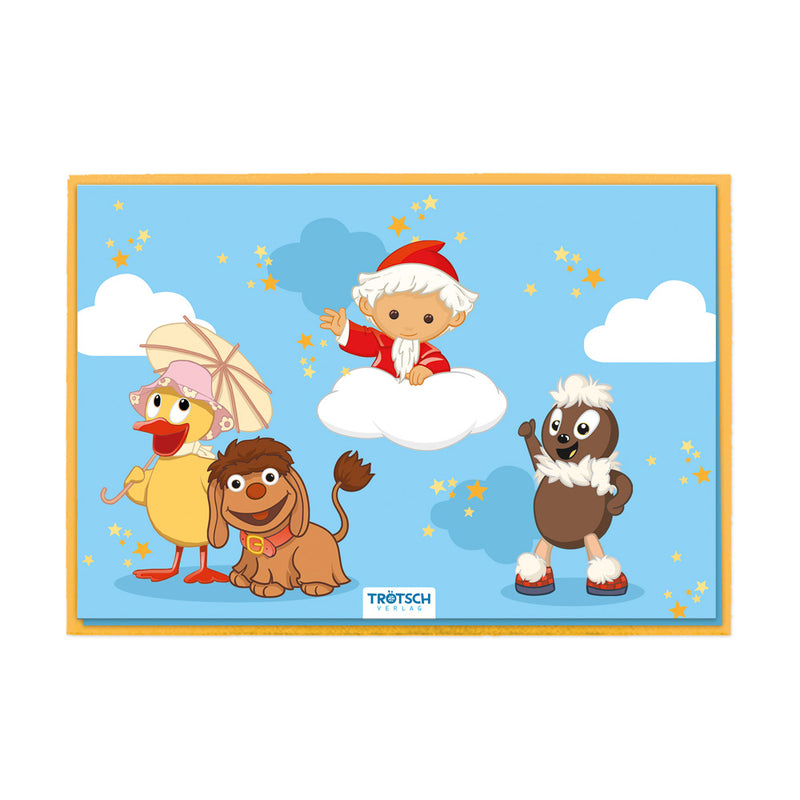 Popup-Karte-Sandmann-und-Freunde