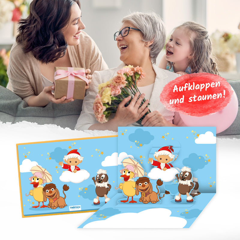 Popup-Karte-Sandmann-und-Freunde