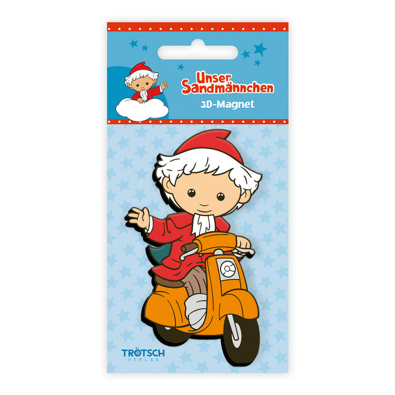 3-D-Magnet-Sandmann-Roller