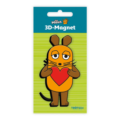 3-D-Magnet-Maus-Herz