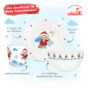 3tlg-Geschirrset-Sandmann