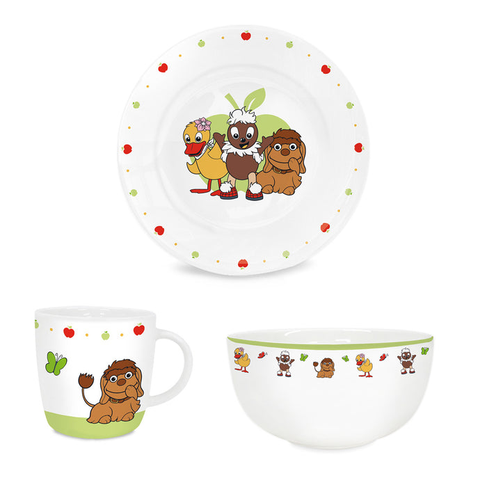 3tlg-Geschirrset-Pittiplatsch