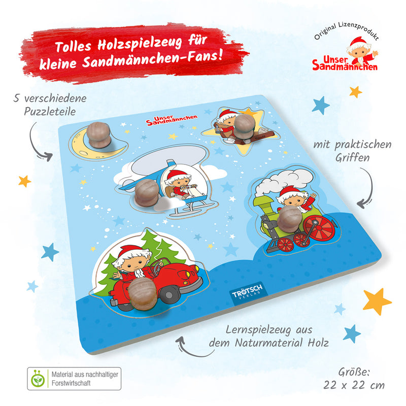 Holzlegespiel-Sandmann