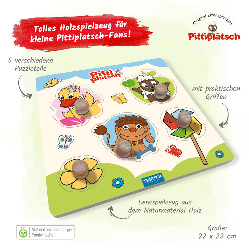 Holzlegespiel-Pittiplatsch