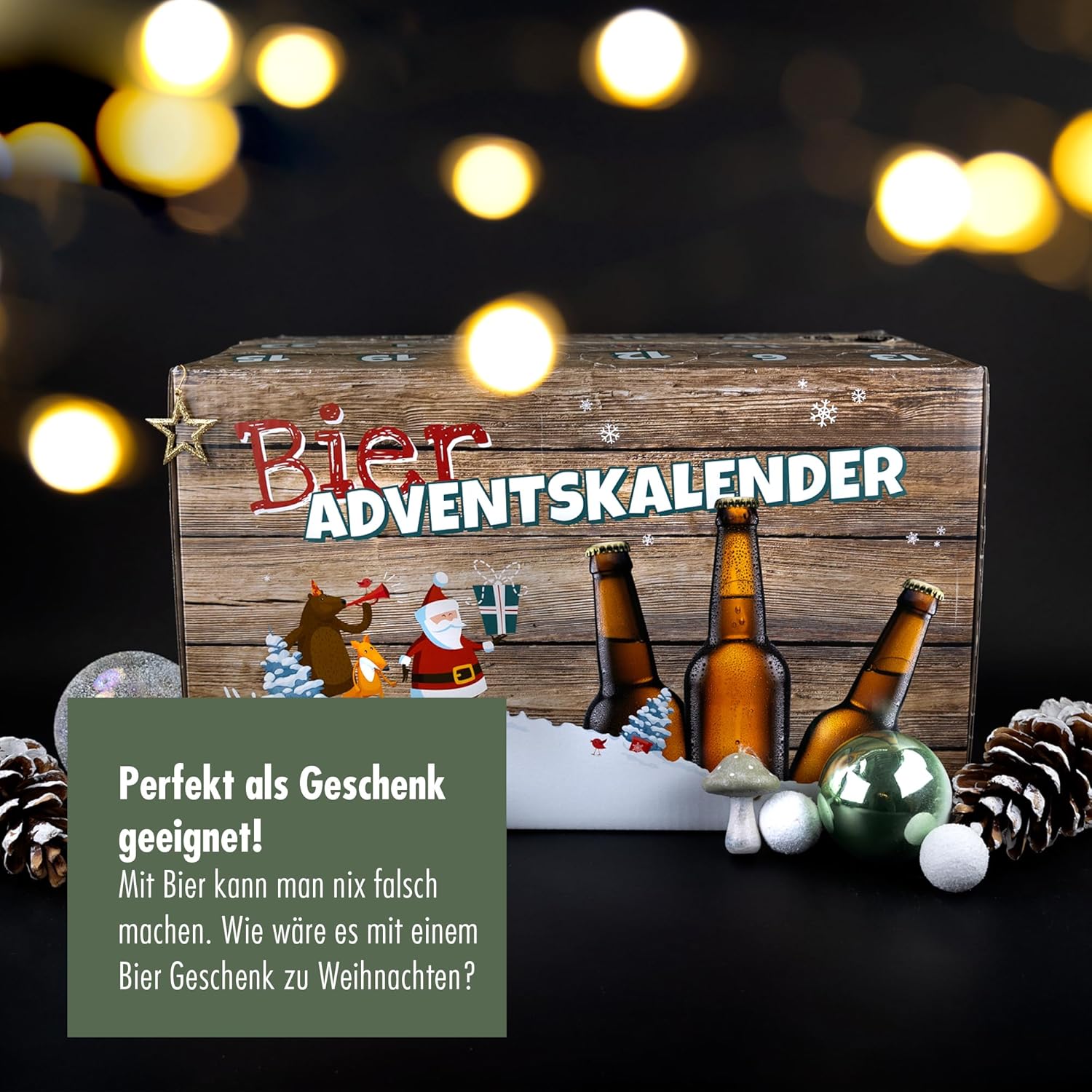 Köstlicher Bier-Adventskalender 2025 mit 24x sächsischen Spitzenbieren