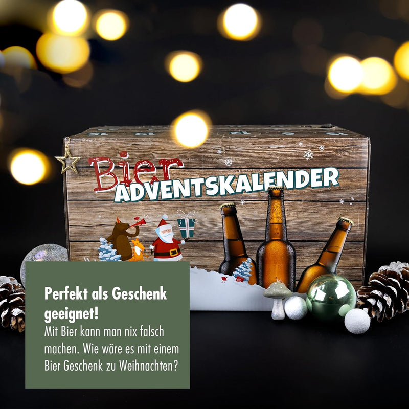 Köstlicher Bier-Adventskalender 2025 mit 24x sächsischen Spitzenbieren