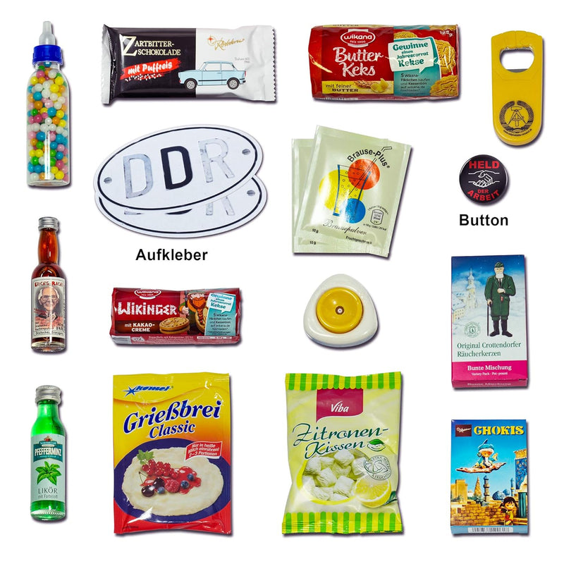 Geschenkset Ostpaket "26x DDR Produkte“
