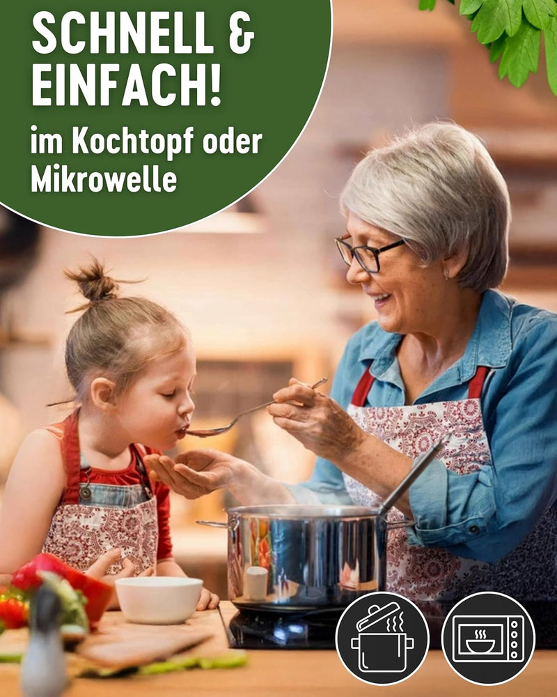Dreistern 2 Paprikaschoten mit feiner Fleischfüllung 800g - handgefüllt in Sauce