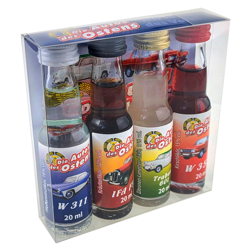 DDR Spaßliköre Edition Auto 4x 0,02l