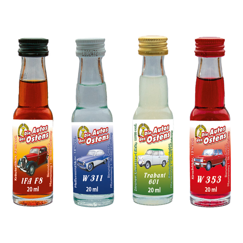 DDR Spaßliköre Edition Auto 4x 0,02l