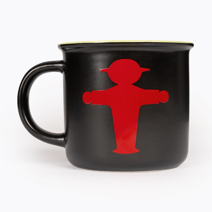 Schwarzer Ampelmann-Henkeltasse Spülmaschinen- & Mikrowellen geeignet -0,3l- Keramik mit edlen Ampelmann-Aufdruck