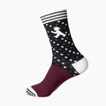 Violett-bunte Socken von Ampelmann - mit hautfreundlicher Bio-Baumwolle & super Tragekomfort