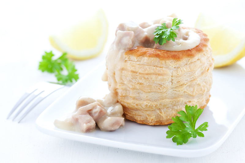 Keunecke Würzfleisch feiner Genuss mit Hühnerfleisch und Champignon - einfach erwärmen und genießen - 400g