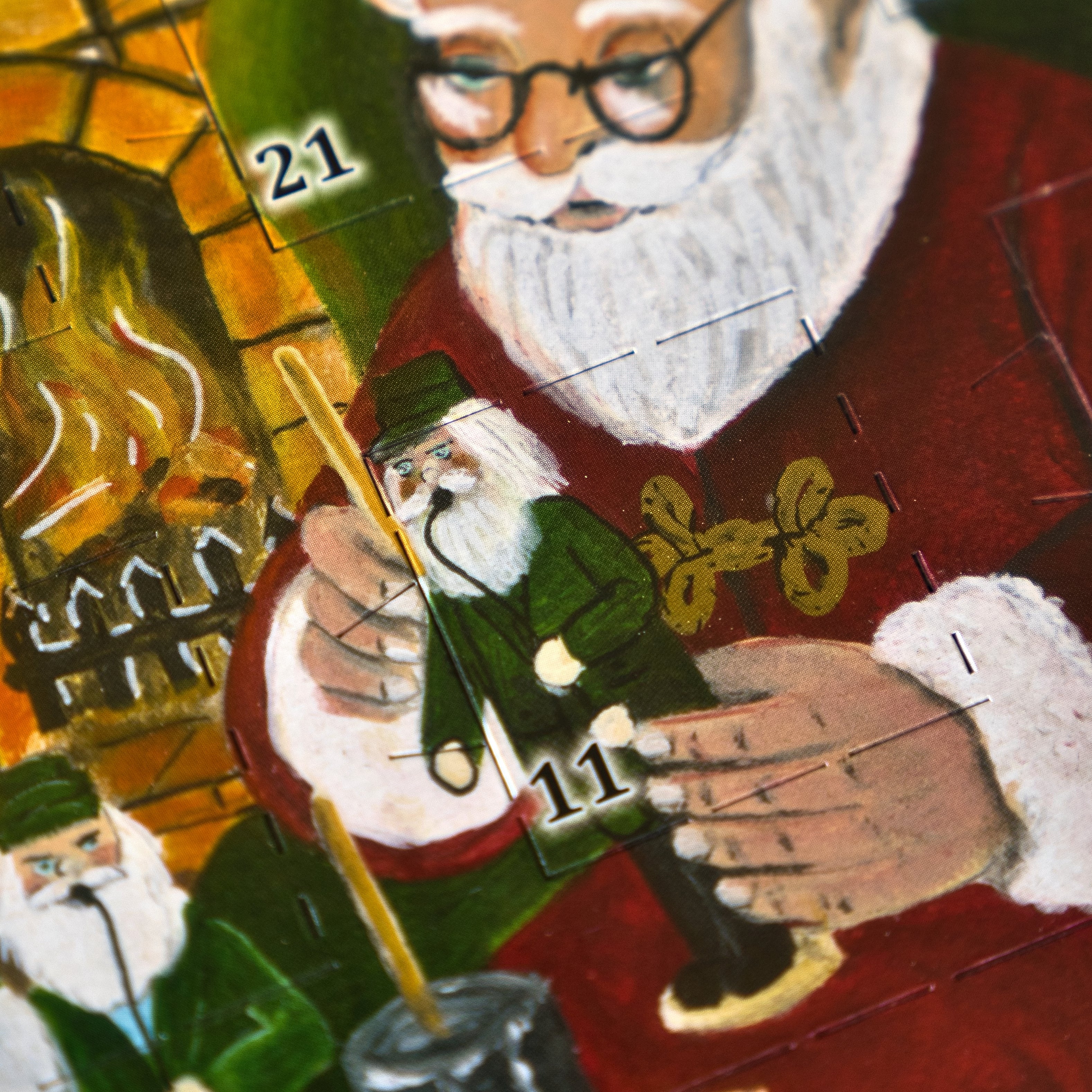 Original Crottendorfer Räucherkerzen Adventskalender 2026 – 24 verschiedene Düfte, 24 Stück - hochkant.