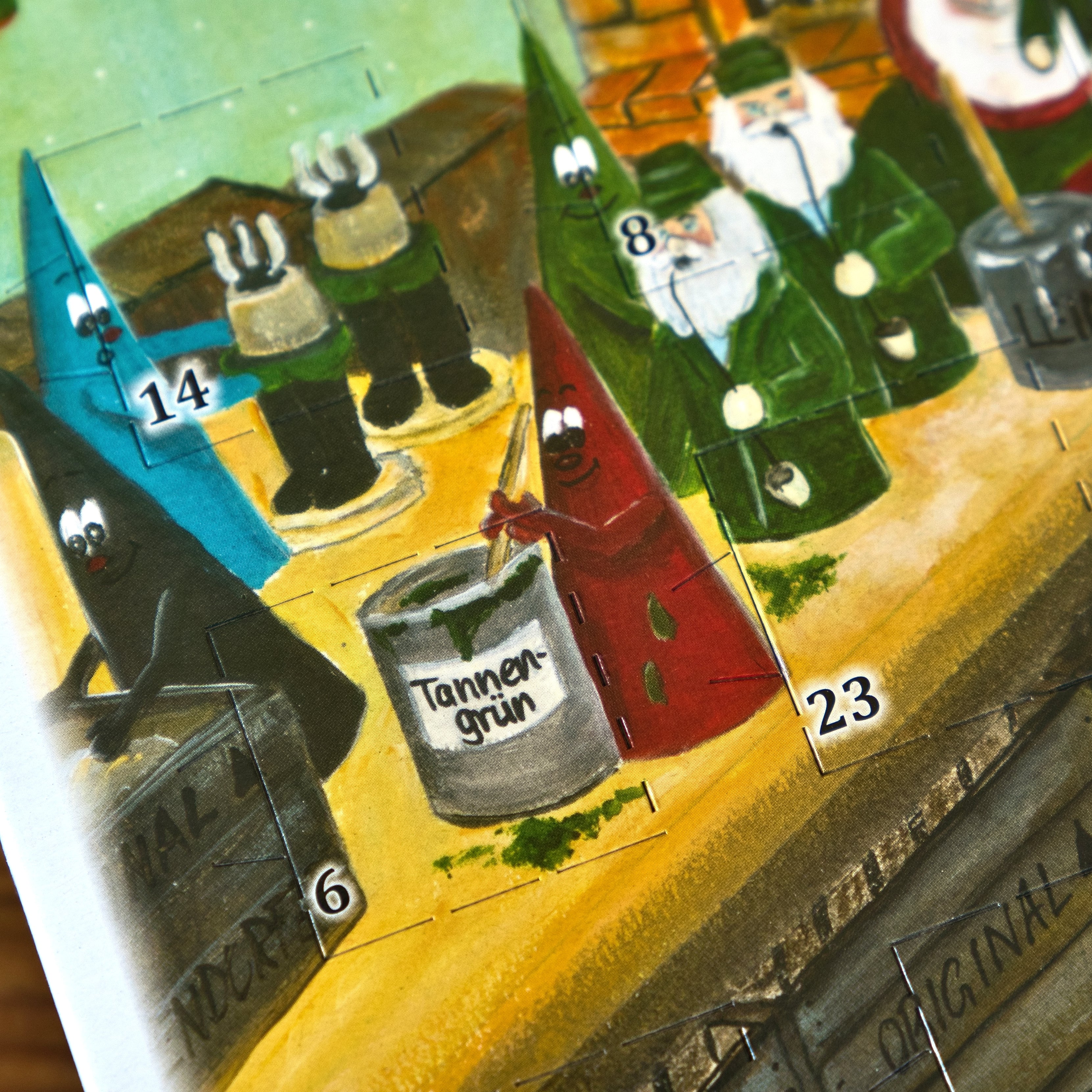 Original Crottendorfer Räucherkerzen Adventskalender 2026 – Querformat mit 24 Düften, 24 Stück.