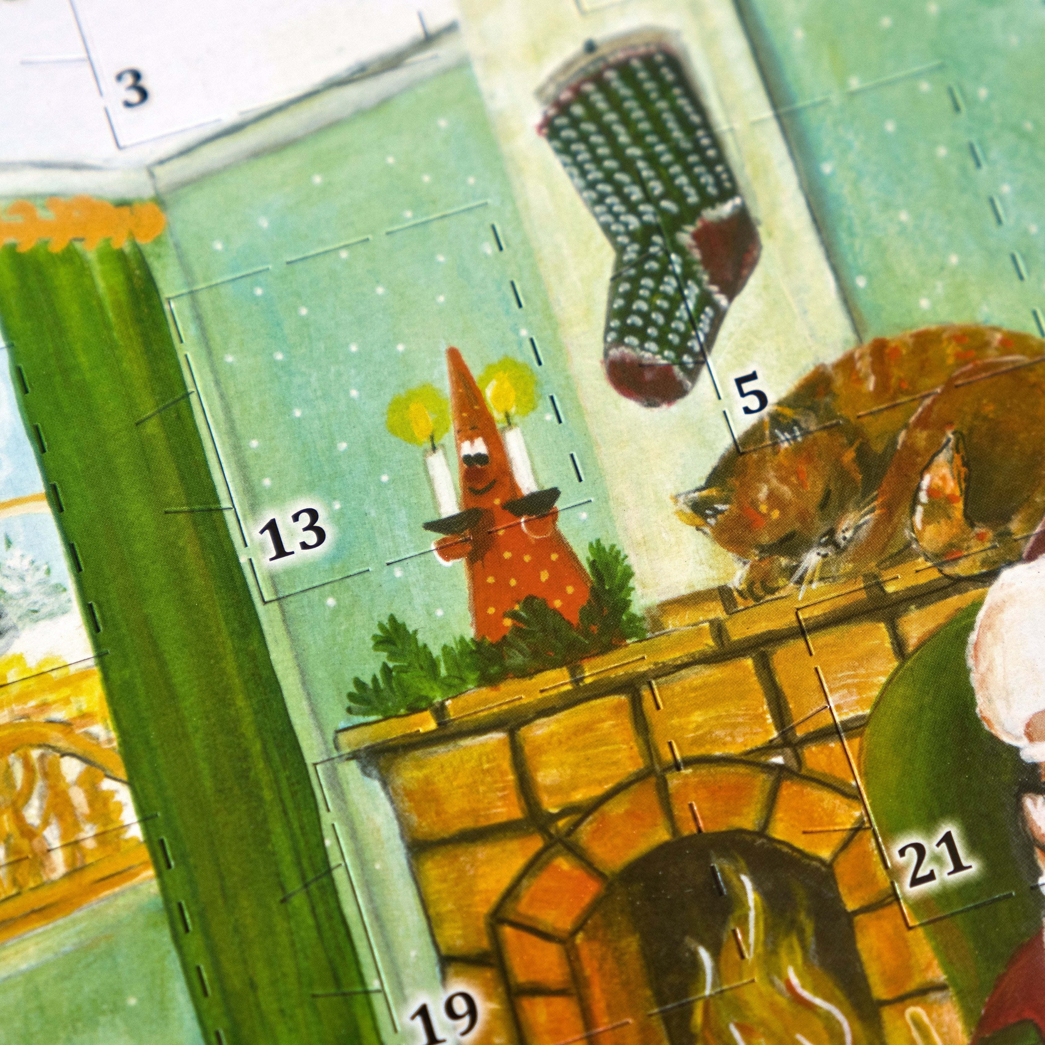 Original Crottendorfer Räucherkerzen Adventskalender 2026 – 24 verschiedene Düfte, 24 Stück - hochkant.