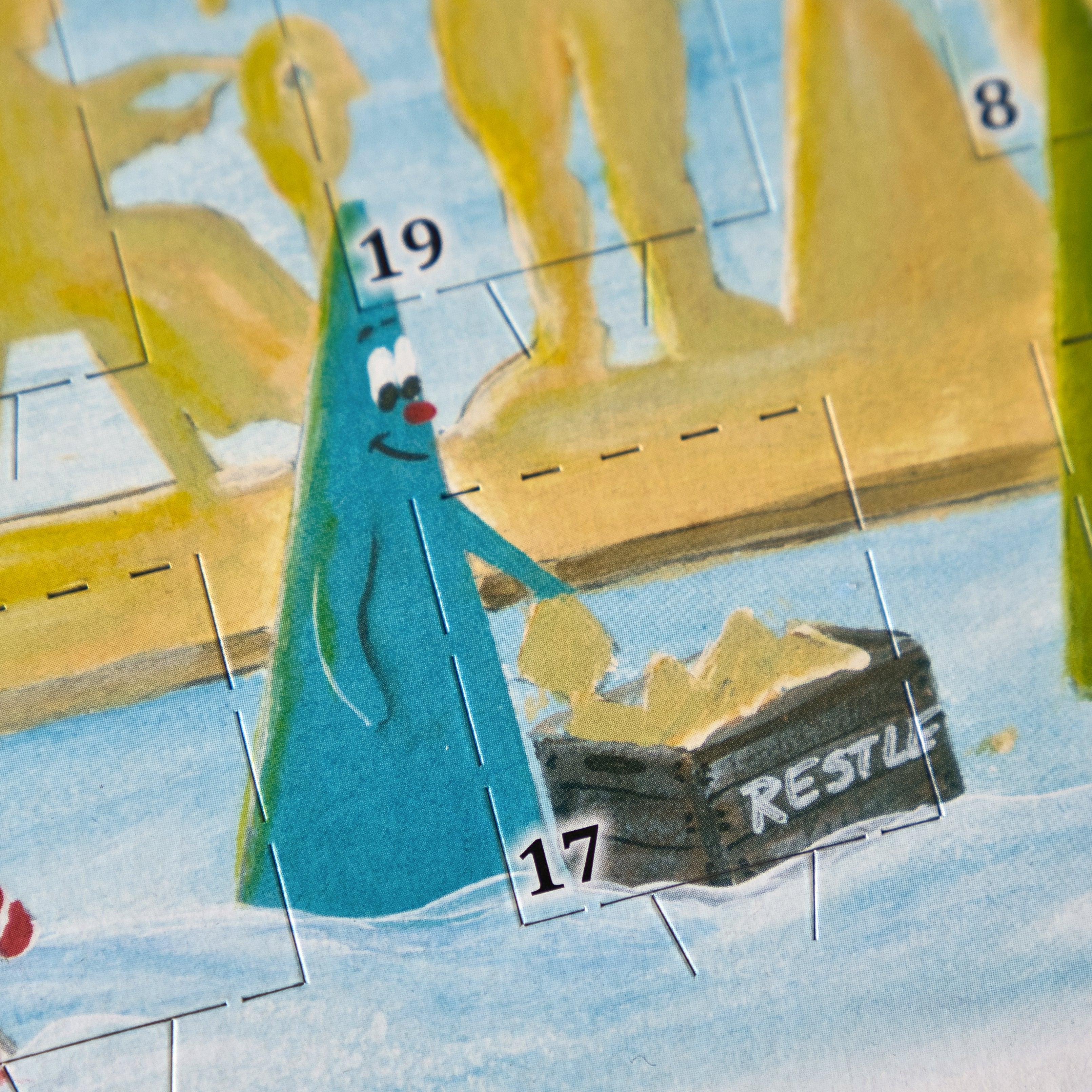 Original Crottendorfer Räucherkerzen Adventskalender 2026 – Querformat mit 24 Düften, 24 Stück.
