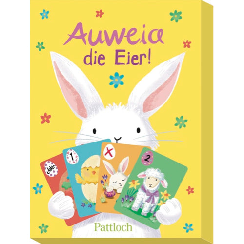 Auweia, die Eier! – Oster-Kartenspiel für die ganze Familie ab 5 Jahren - Familienspiel nach Mau-Mau-Prinzip