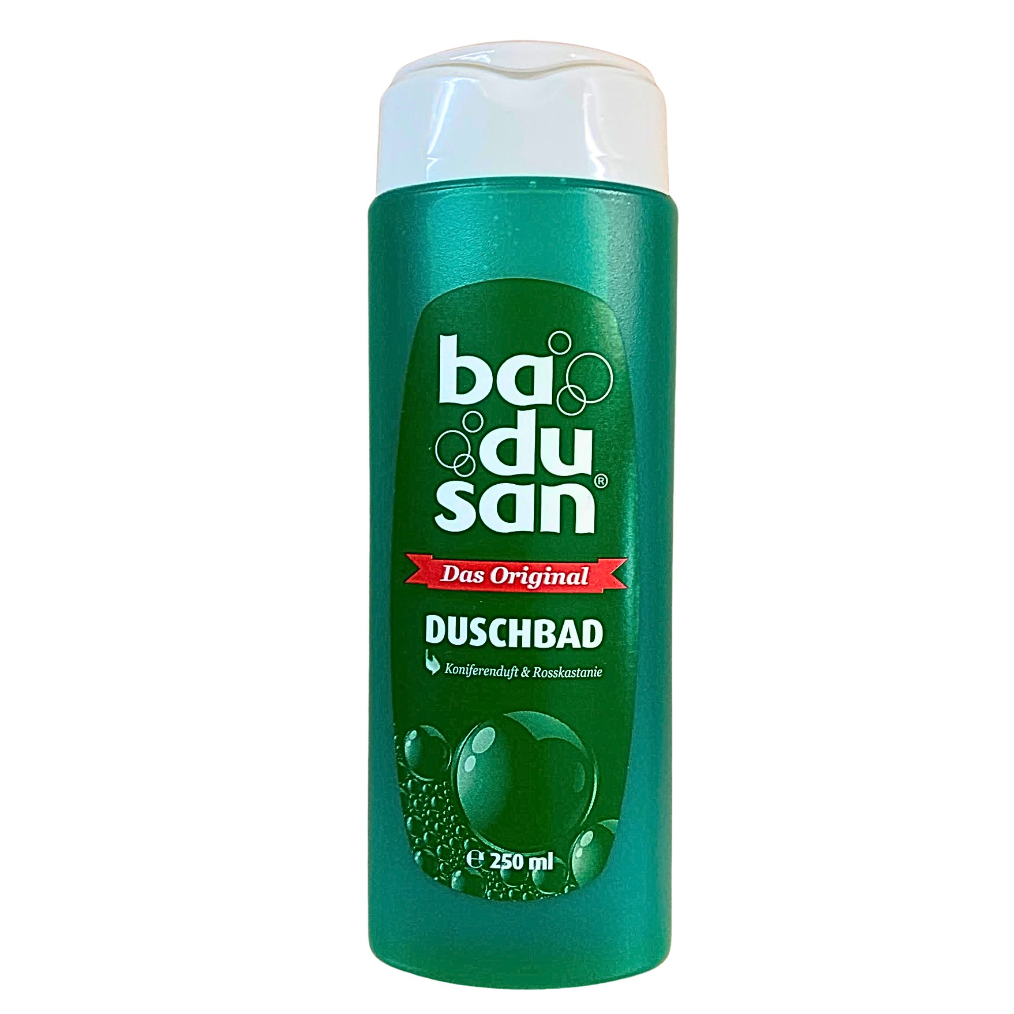 Badusan Duschbad Das Original – revitalisierend mit Koniferenduft & Rosskastanie 250 ml