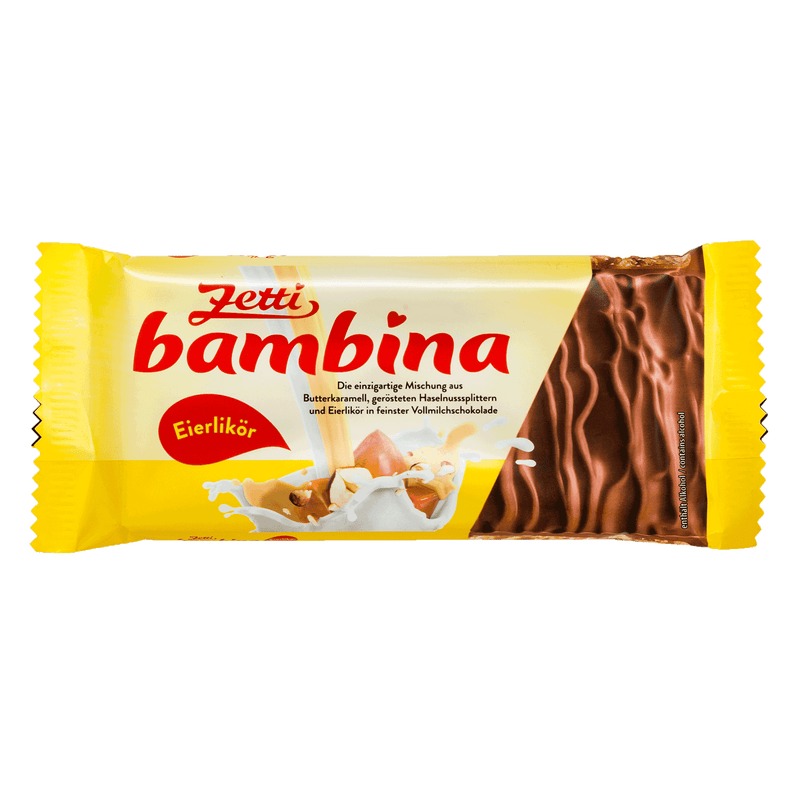 Zetti Bambina Eierlikör Tafel Karamell und Haselnußsplittern 100g