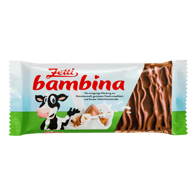 Zetti Bambina - Milchkaramel Haselnuss-Splitter Vollmilchschokolade 100g