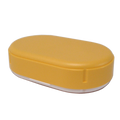 Brotdose oval höhenverstellbar Gelb (Sonja Plastic)