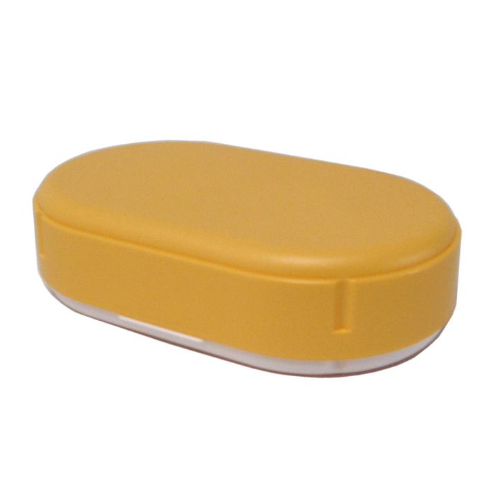 Brotdose oval höhenverstellbar Gelb (Sonja Plastic)