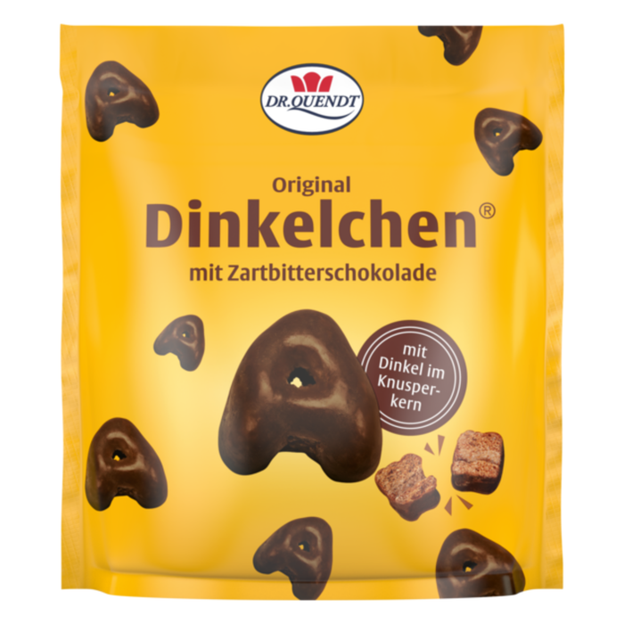 Dr. Quendt Dinkelchen mit Zartbitter-Schokolade mit Dinkel im Knusperkern , 85g