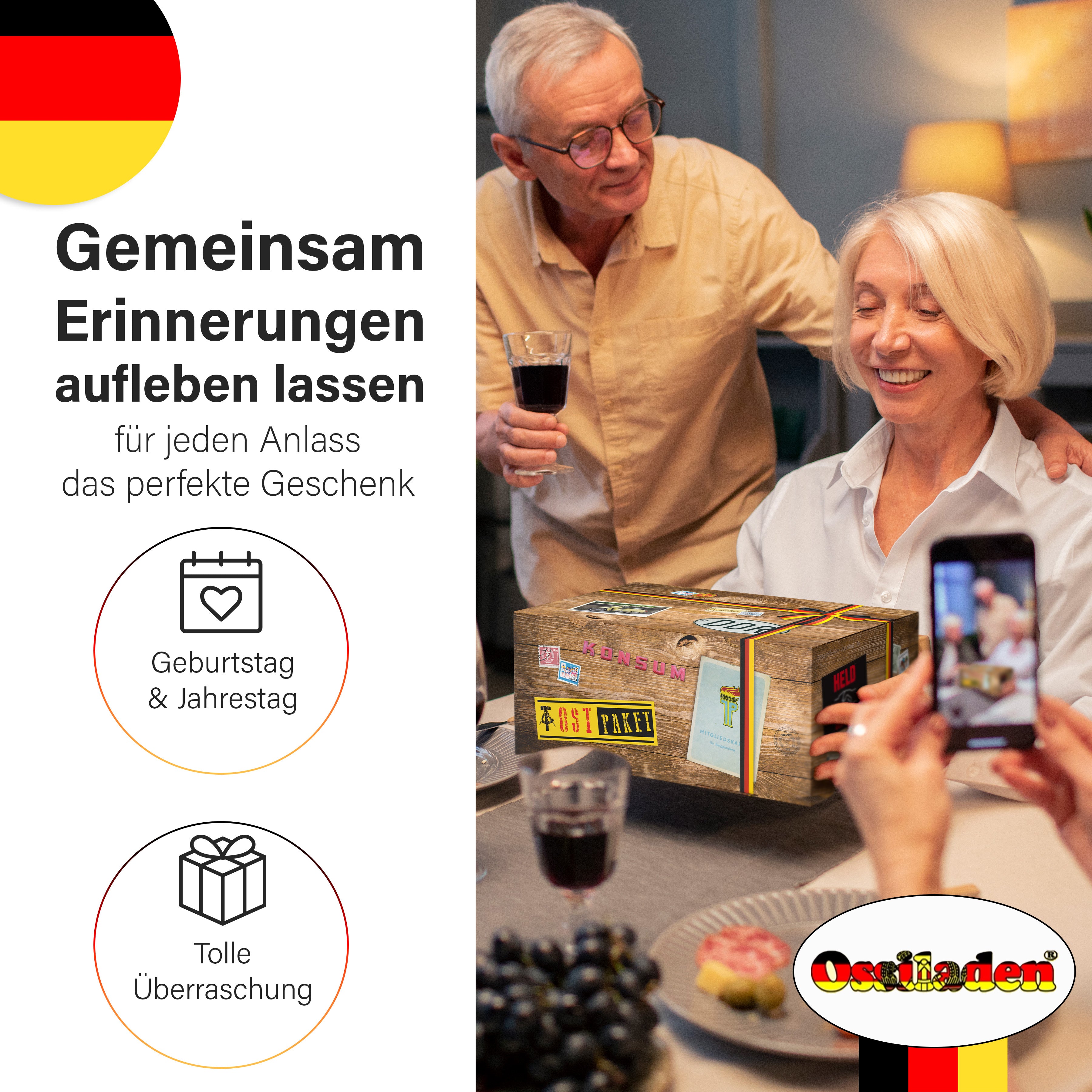 Geschenkset Ostpaket "DDR SPEZIALITÄTEN BOX XXL"