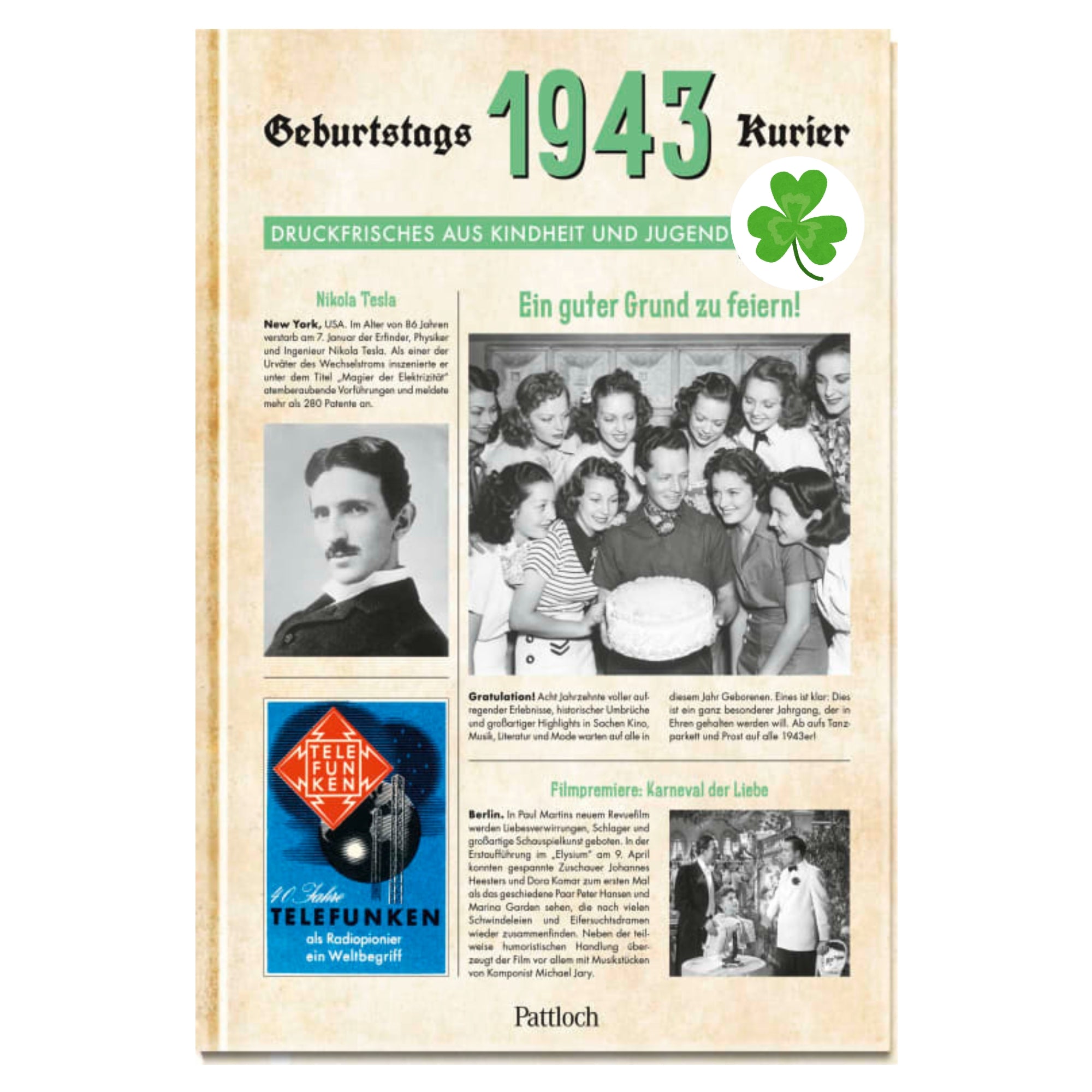 1943 - Geburtstagskurier - Hardcover - 80 Seiten