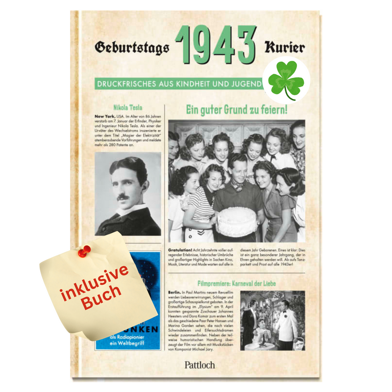 Legenden wurden 1943 geboren - Geschenkset Ostpaket "Schokoladenbox M"