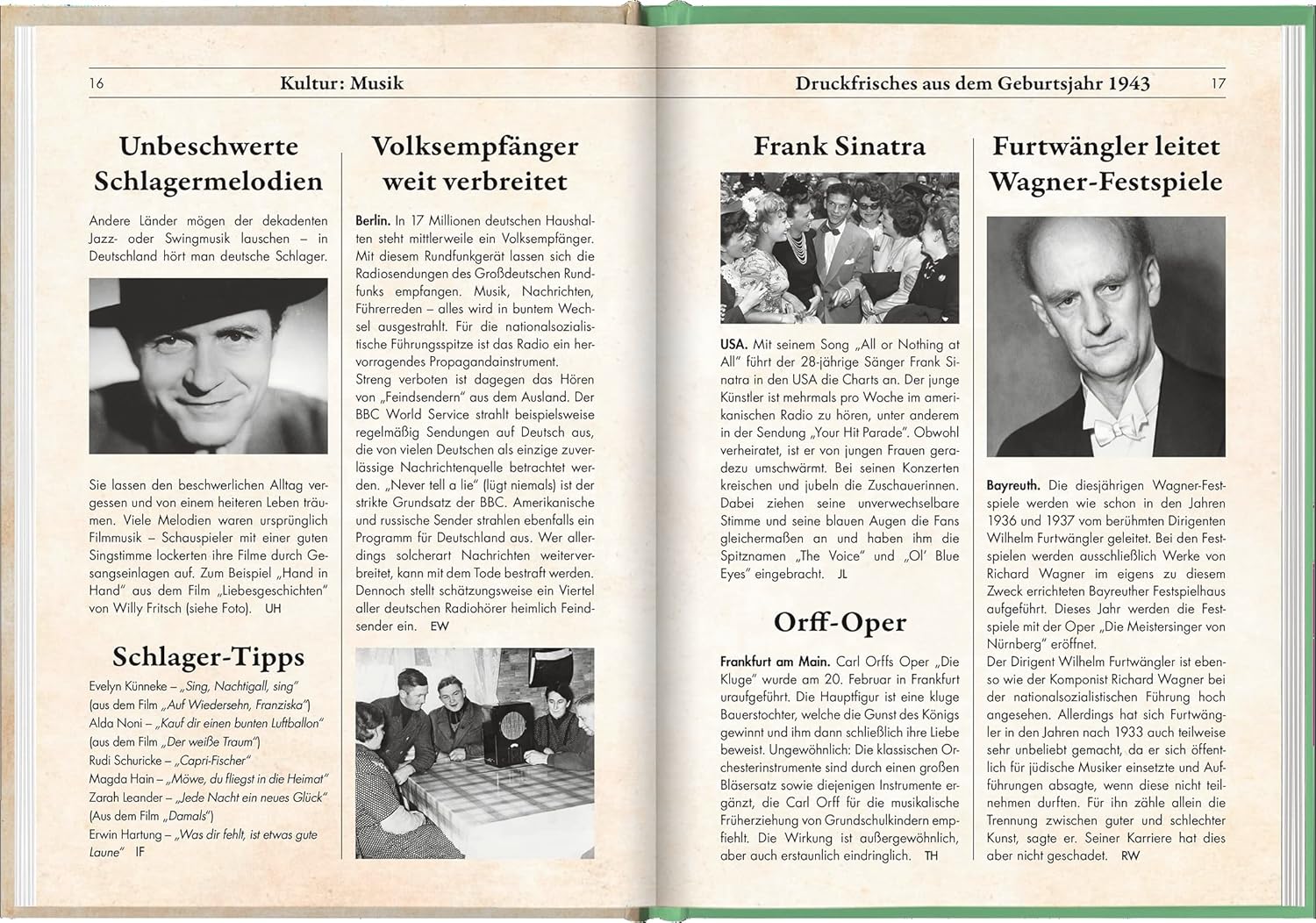 1943 - Geburtstagskurier - Hardcover - 80 Seiten