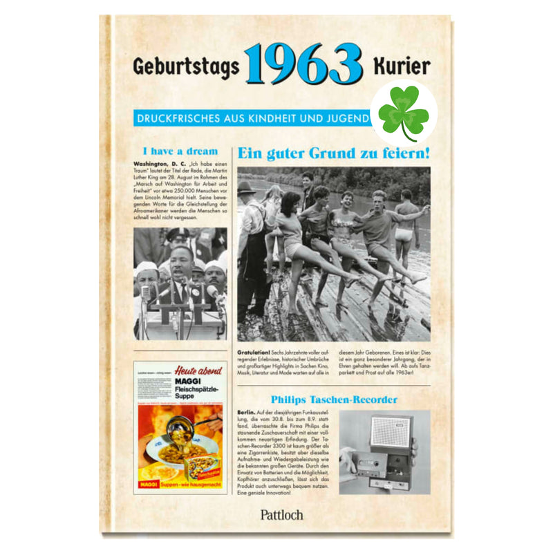 1963 - Geburtstagskurier - Hardcover - 80 Seiten
