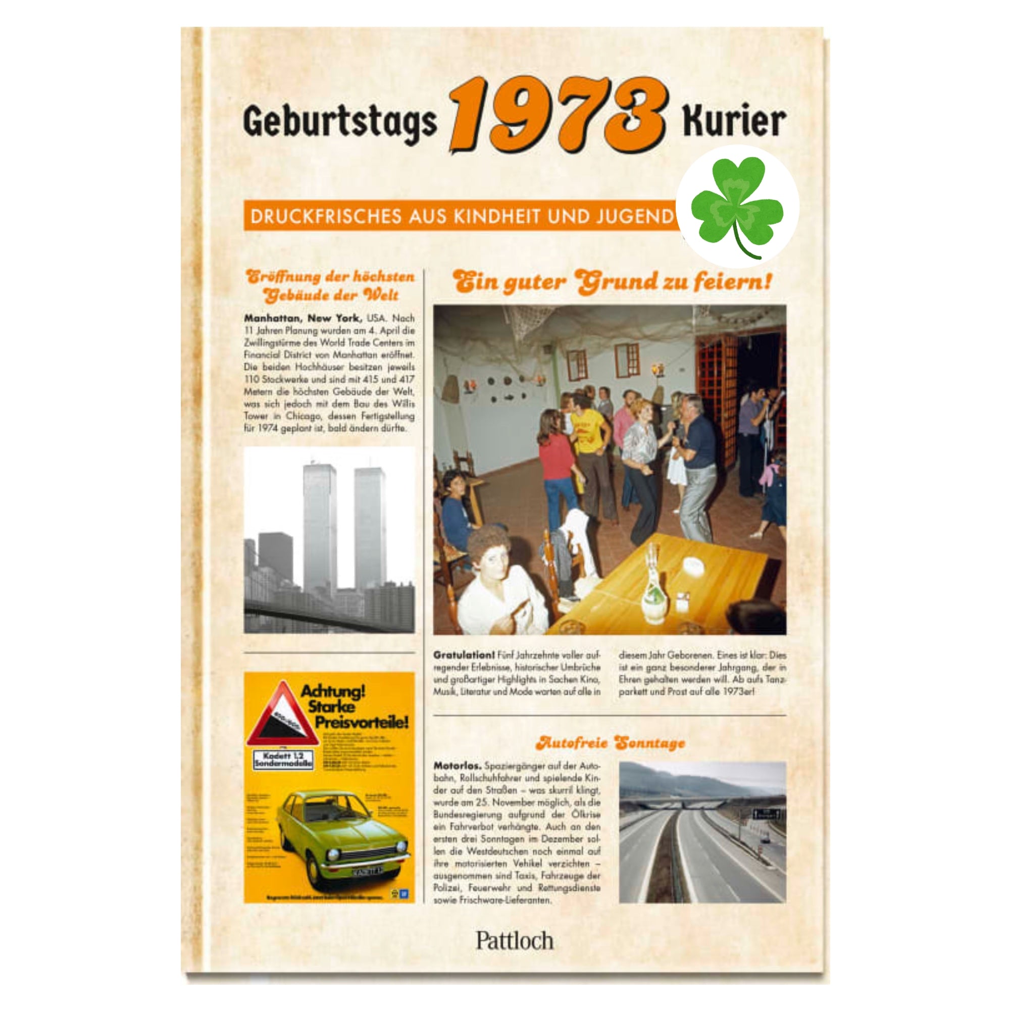 1973 - Geburtstagskurier - Hardcover - 80 Seiten