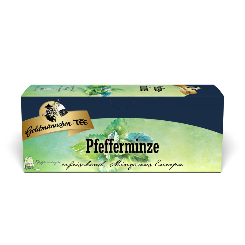 Goldmännchen Tee Pfefferminze aus Europa – Kräutertee, 25 Teebeutel besonders erfrischend