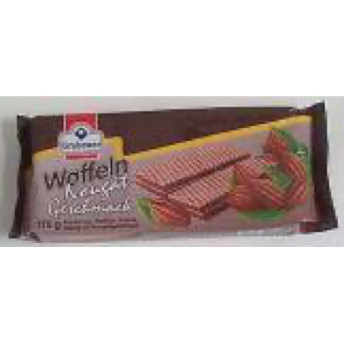 Grabower Waffeln Nougat-Geschmack, 150g