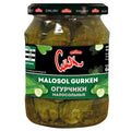 CMAK Malosolgurken 660 g – Mild gesäuerte Gurken nach osteuropäischer Rezeptur, knackig & pikant im Gewürz- und Kräutersud; Abtropfgewicht: 330g