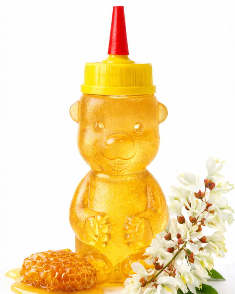 Kleiner Bär mit Honig – Akazienhonig naturbelassen & ungefiltert, 250 g