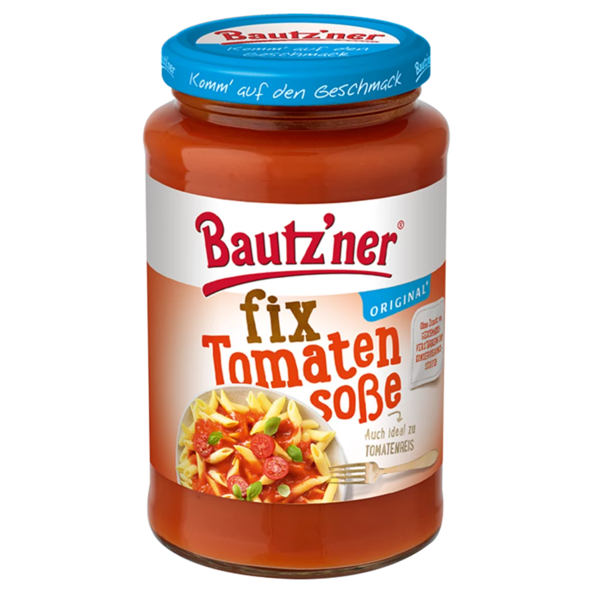 Bautz’ner Fix Tomatensoße 400 ml – fruchtig-milde Tomatensoße - vegan, laktosefrei, ohne Zusatzstoffe