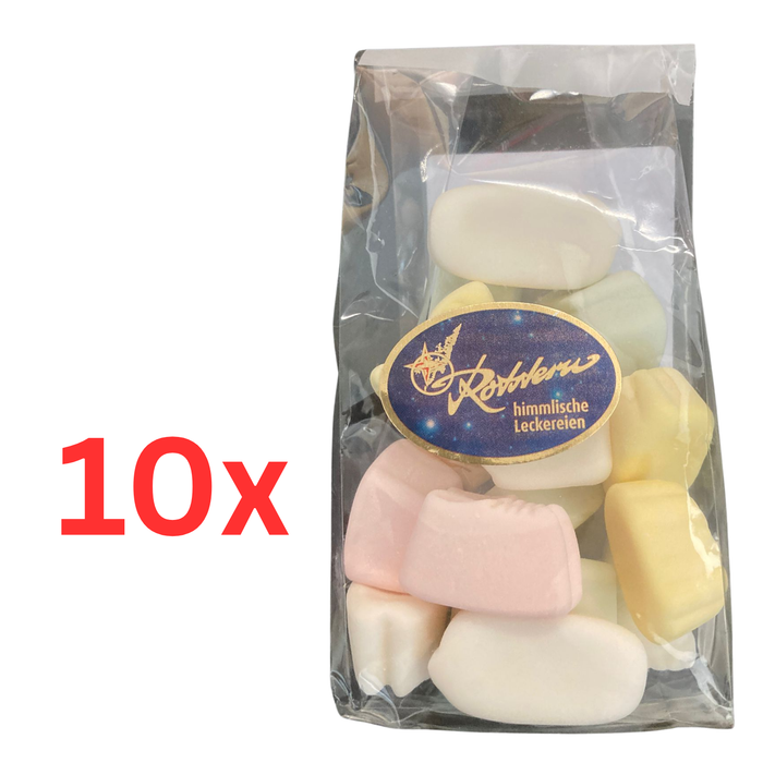 Rotstern Schaumzucker - bunter Mix aus luftigem Schaum mit feiner Süße 10 x 125g