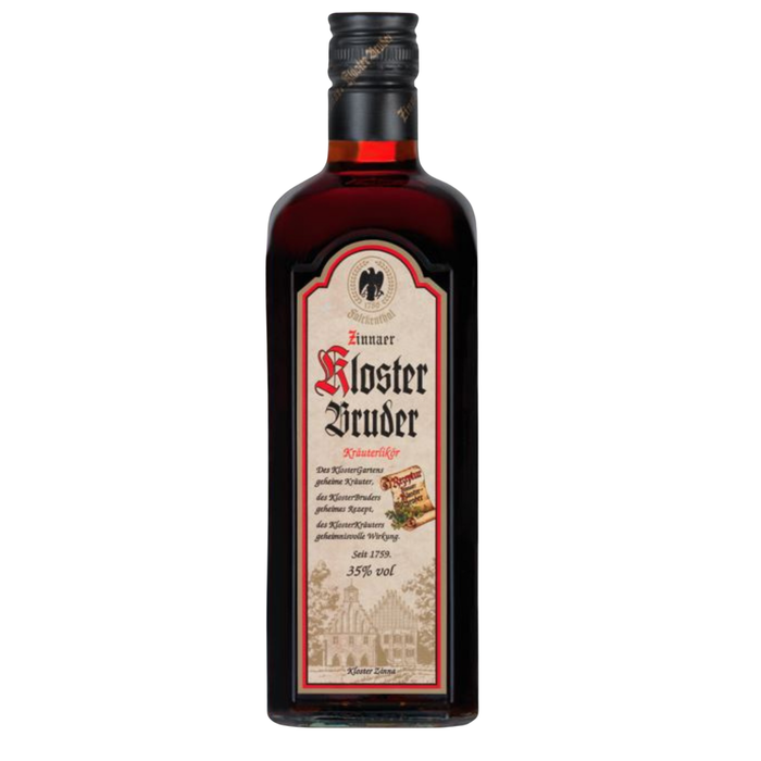 Zinnaer Klosterbruder Kräuterlikör 0,7l - Traditionelle Herstellung mit 35 % vol. - würzig-aromatisch