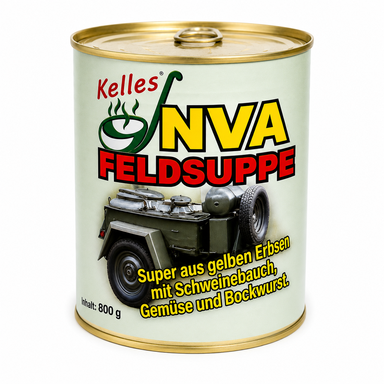 NVA - Feldsuppe mit Erbsen, Schweinebauch, Gemüse und Bockwurst 800g
