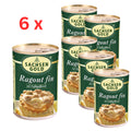 6x Sachsen Gold Ragout Fin à 400 g mit Geflügelfleisch in feiner, würziger Sauce - einfach erhitzen & essen - 2,4 kg