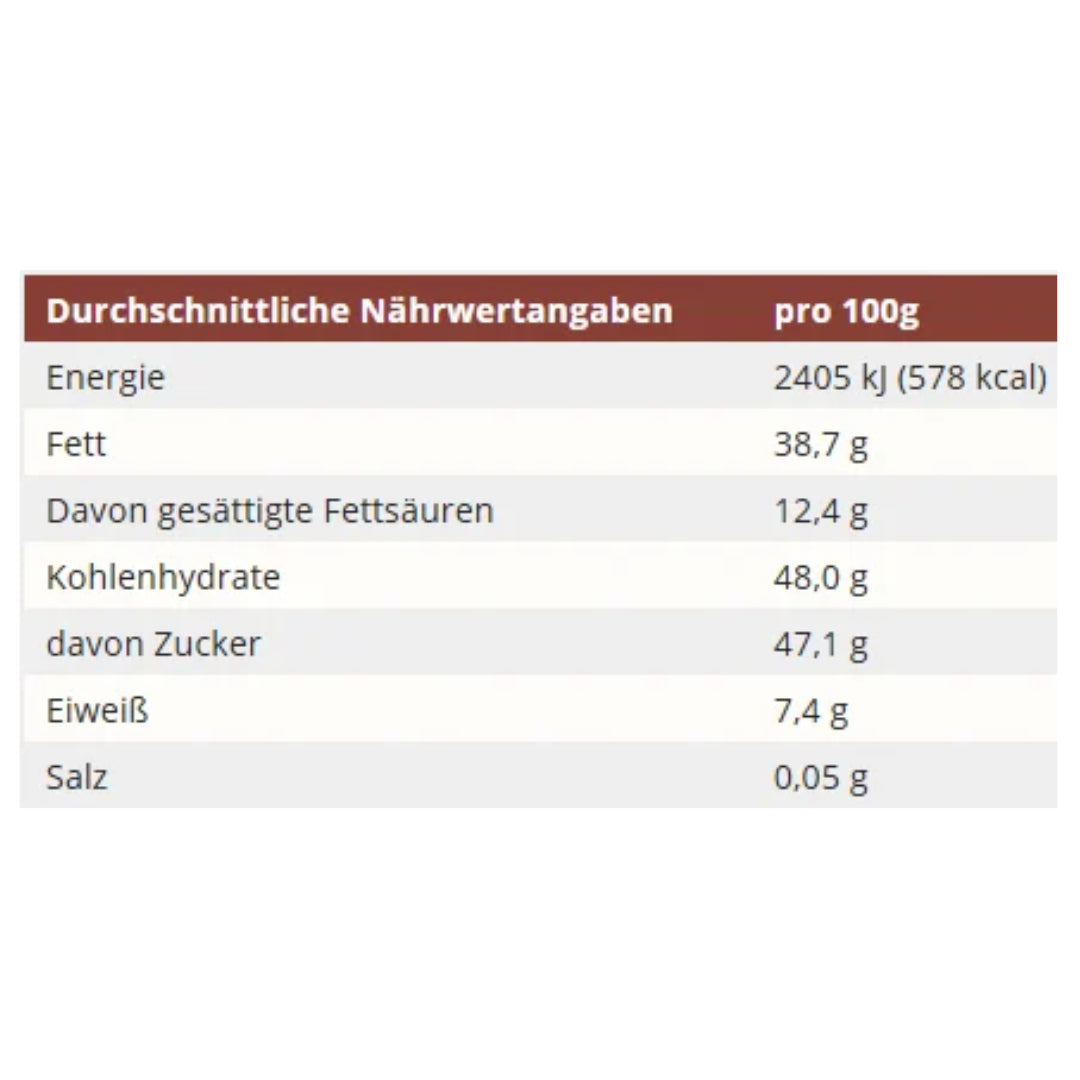 Viba Royal Nougat Stange 45 g – Heller Haselnussnougat mit 10 % Vollmilchschokolade