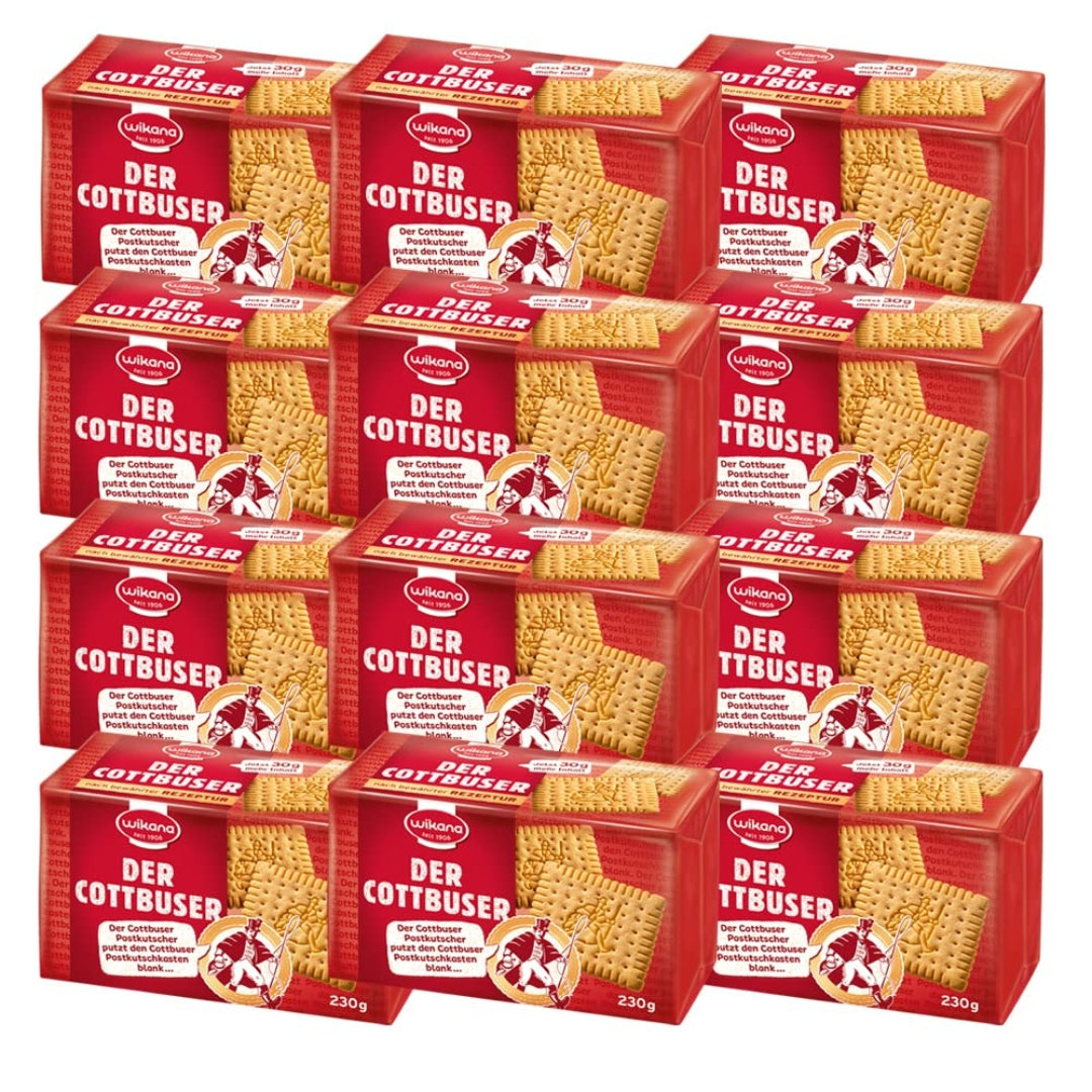 Wikana Cottbuser Butterkekse, 12 x 230g